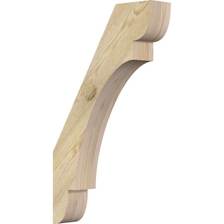 Ekena Millwork 4"W x 18"D x 30"H Olympic Rough Sawn Knee Brace, Douglas Fir BRC04X18X30OLY00RDF